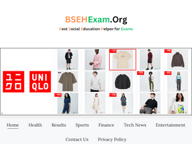 'bsehexam.org' screenshot