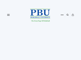 'pickleballuniversity.com' screenshot