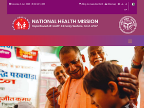 'upnrhm.gov.in' screenshot