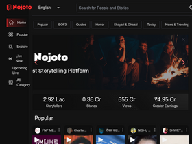 'nojoto.com' screenshot