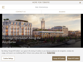 'peninsula.com' screenshot