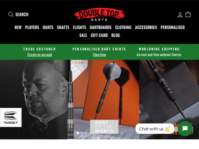 'doubletopdartshop.com' screenshot