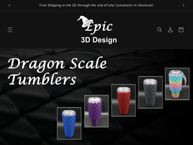 epic3ddesign.com homepage screenshot