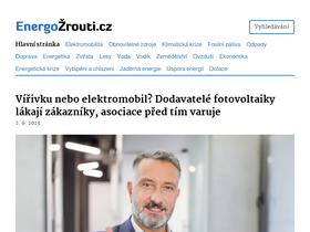 'energozrouti.cz' screenshot