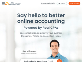 '1800accountant.com' screenshot