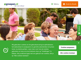 'groepen.nl' screenshot