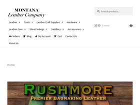 'montanaleather.com' screenshot