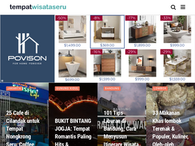 'tempatwisataseru.com' screenshot