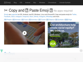 'getemoji.com' screenshot