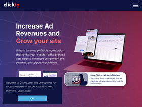 'clickio.com' screenshot