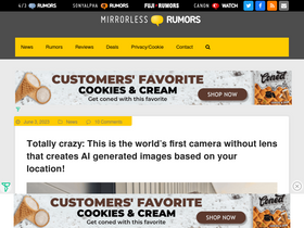 'mirrorlessrumors.com' screenshot