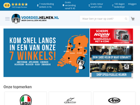 'voordeelhelmen.nl' screenshot