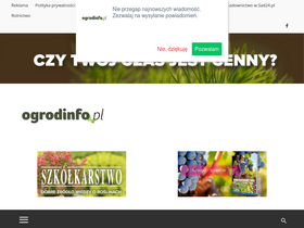 'ogrodinfo.pl' screenshot