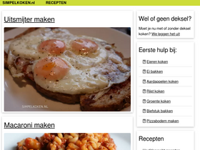 'simpelkoken.nl' screenshot