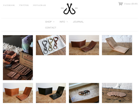 'corterleather.com' screenshot