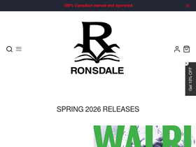 ronsdalepress.com homepage screenshot