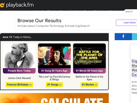 'playback.fm' screenshot