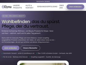 Elyma homepage screenshot