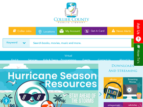 'collierlibrary.org' screenshot