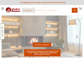 Litedeerhomes homepage screenshot