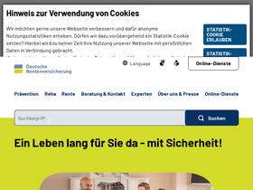 'deutsche-rentenversicherung.de' screenshot
