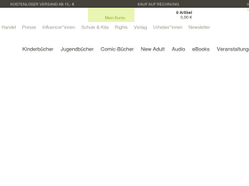 'loewe-verlag.de' screenshot