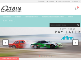 'octanemotorsports.com' screenshot
