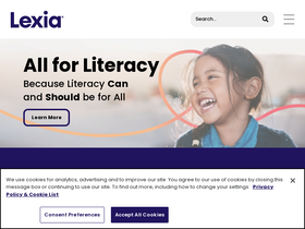 'lexialearning.com' screenshot