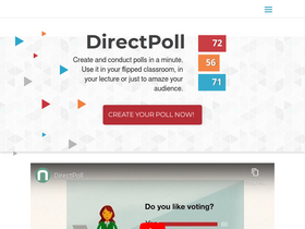 'directpoll.com' screenshot