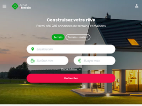 'achat-terrain.com' screenshot