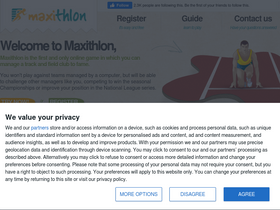'maxithlon.com' screenshot