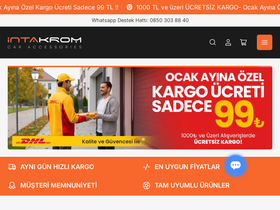 intakrom.com homepage screenshot