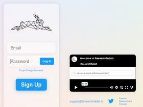 'researchrabbitapp.com' screenshot
