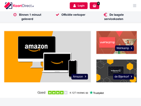 'kaartdirect.nl' screenshot