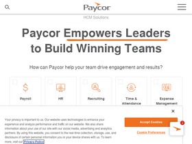 'paycor.com' screenshot