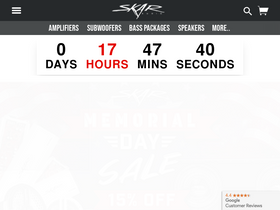 'skaraudio.com' screenshot