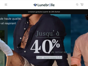 'lunebrille.com' screenshot