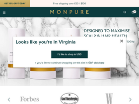 'monpure.com' screenshot