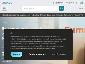 'cecotec.es' screenshot