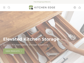 kitchenedge.com homepage screenshot