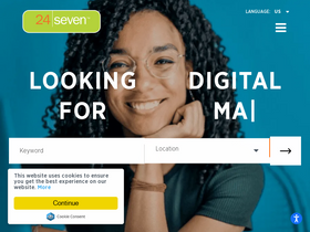 '24seventalent.com' screenshot