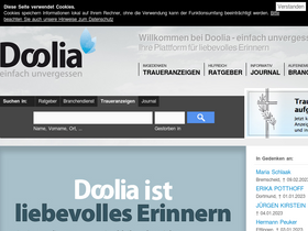 'doolia.de' screenshot