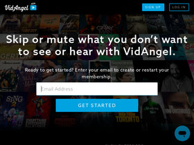 'vidangel.com' screenshot