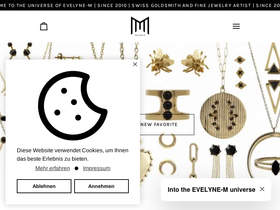 evelyne-m.ch homepage screenshot