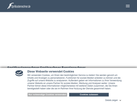 'spritkostenrechner.de' screenshot