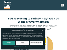 'sydneymovingguide.com' screenshot
