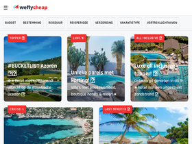 'weflycheap.nl' screenshot