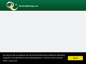 'muslims4marriage.com' screenshot