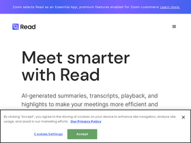 'read.ai' screenshot