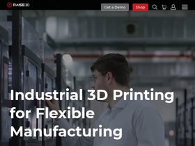 'raise3d.com' screenshot